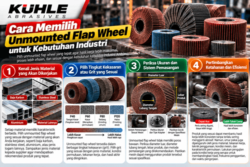 Cara Memilih Unmounted Flap Wheel untuk Kebutuhan Industri
